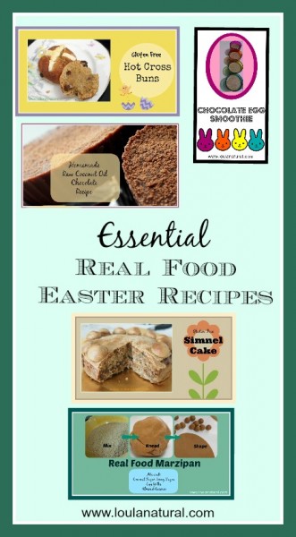 Real Food Recipes for Easter Loula Natural pin