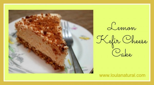 Lemon Kefir Cheese Cake Loula Natural1